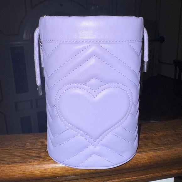 Gucci Marmont Mini Purple Bucket Bag - Picture 3 of 5